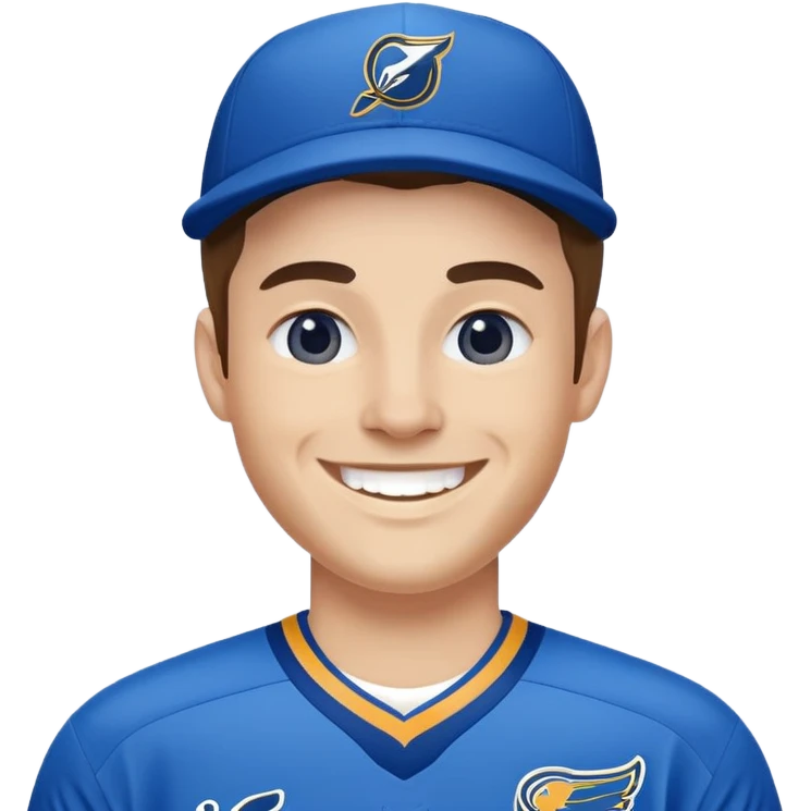 Let’s go blues! emoji