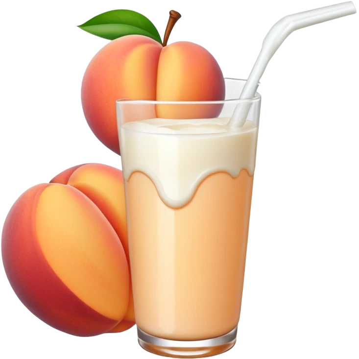 Peach with milk coming out  emoji