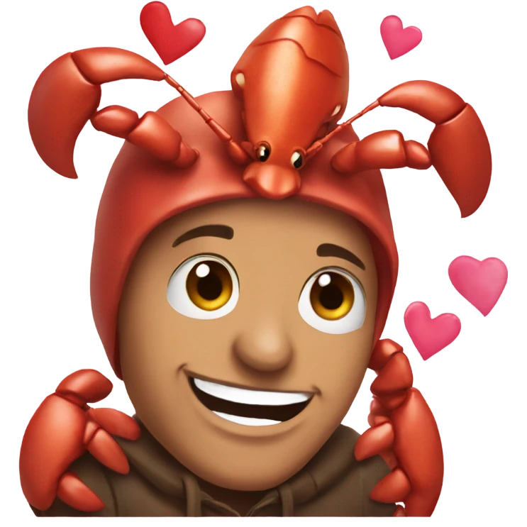 lobster valentine emoji