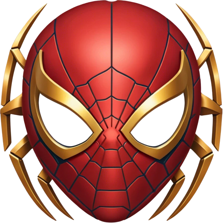 Iron spider man face emoji