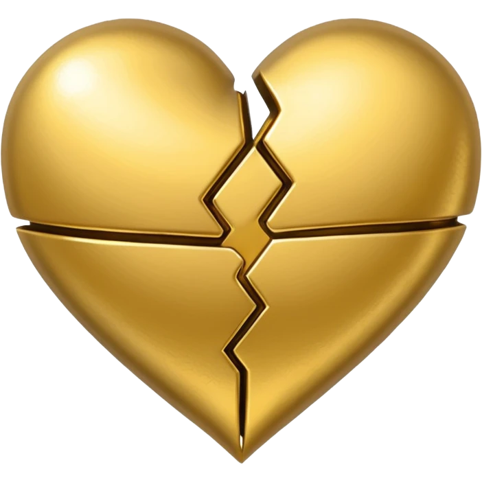 divided heart sticked together emoji