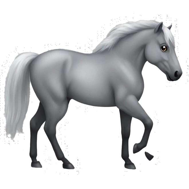 mustang grey emoji