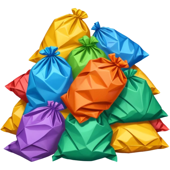 trash wrappers emoji