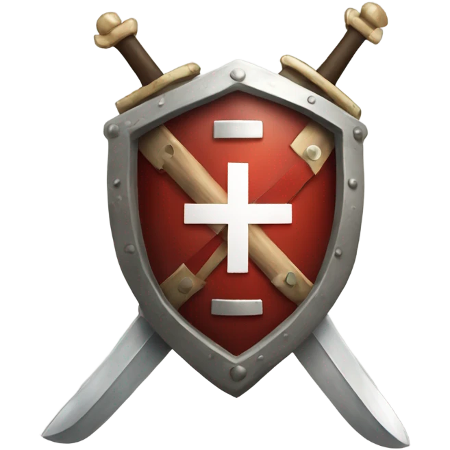 medic symbol add a shield and swords
 emoji