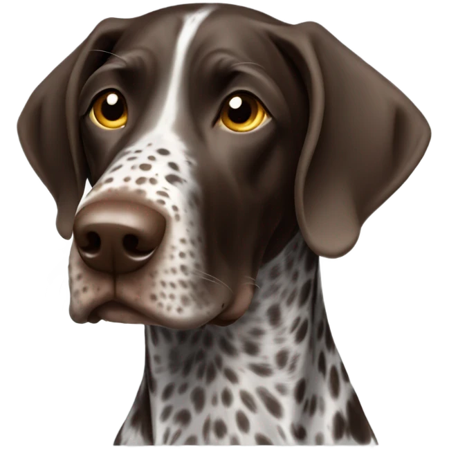 German Shorthaired pointer emoji