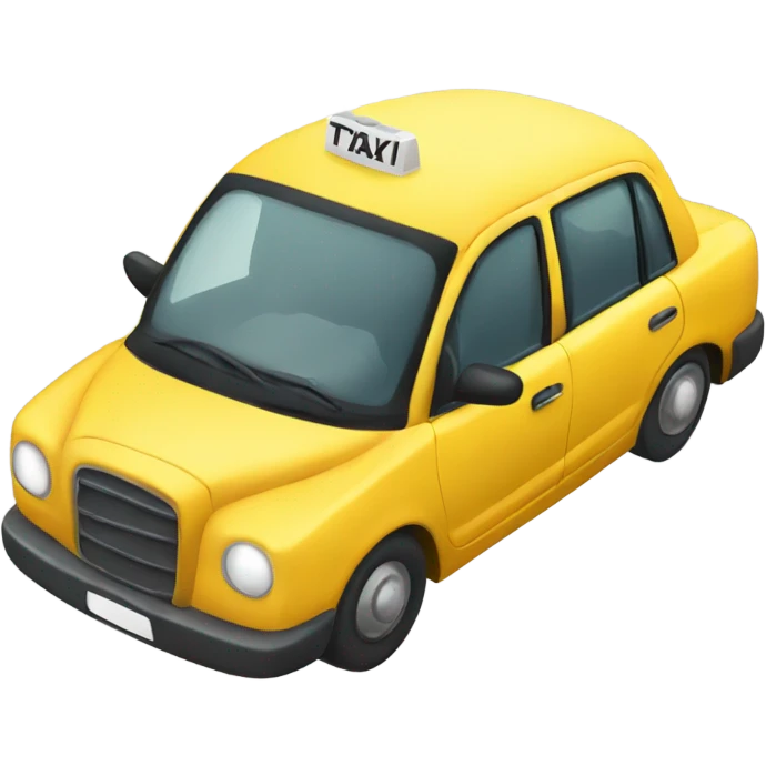 Taxi yellow emoji