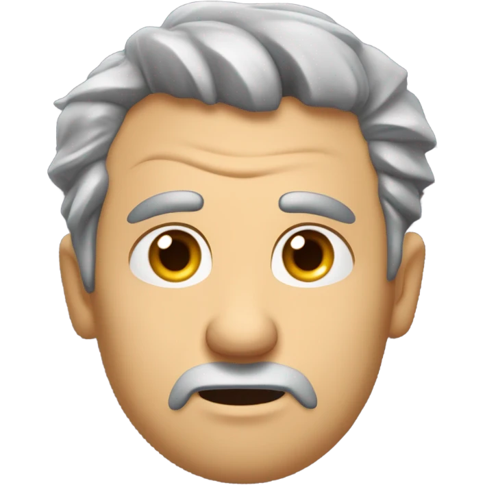 A desperate man emoji