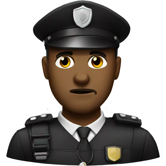 brutal security guard man emoji