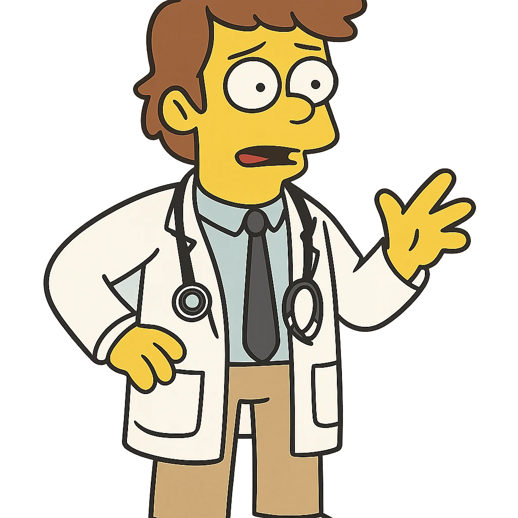 yellow-skinned gender neutral doctor emoji