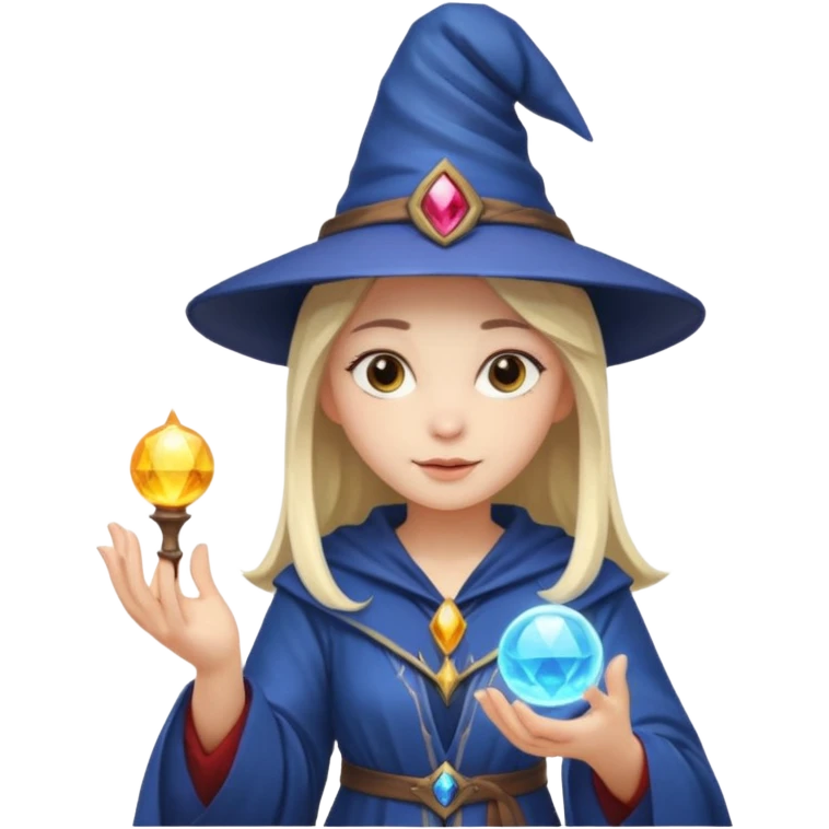 wizard young woman emoji