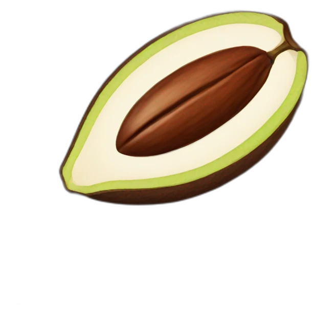 cacao bean emoji