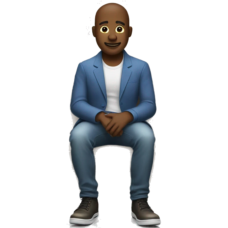 York is sitting on the couch emoji