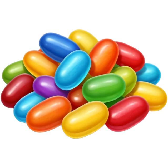 jelly bean candy emoji