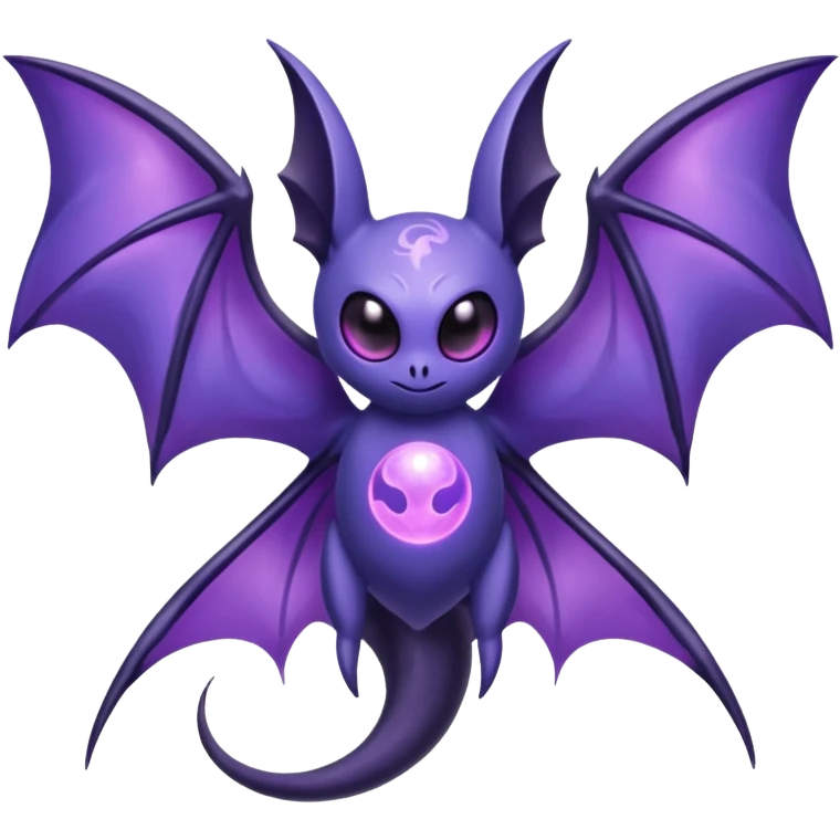 Lunala-Noibat-Fakémon-hybrid-creature (full body)  emoji