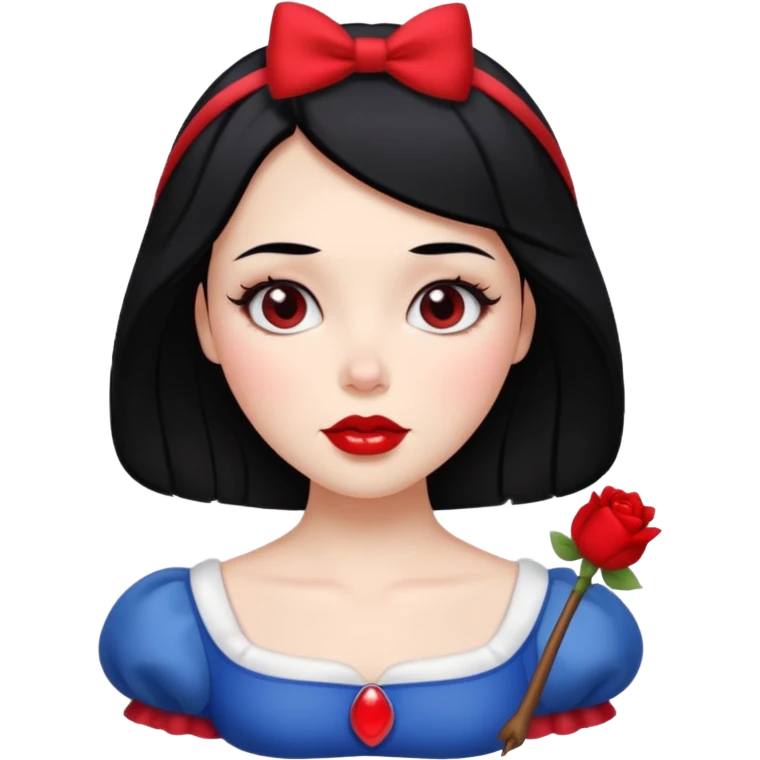 Snow white with dick emoji