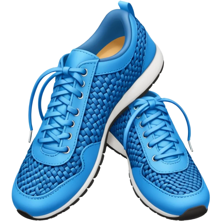 make an emoji of blue shoe laces - emoji
