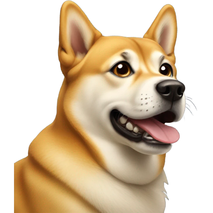 doge meme looking sideways emoji