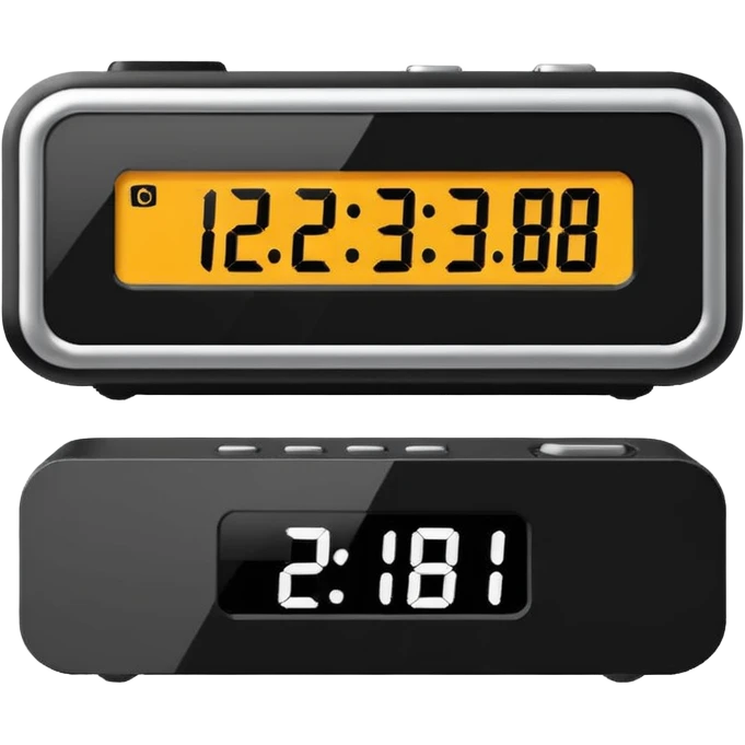 rectangular digital alarm clock emoji