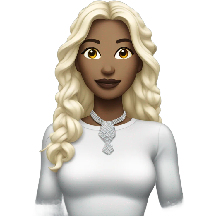 Iced Out Model Woman emoji