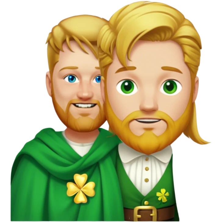 Wearing a Green Kilt emoji