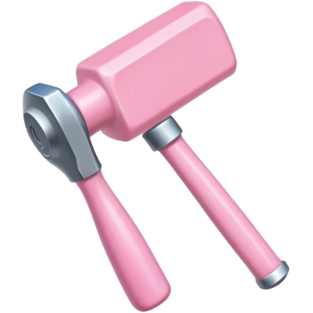 Baby Pink hammer emoji
