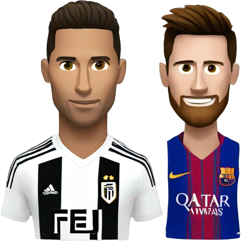 Cr7 vs messi  emoji