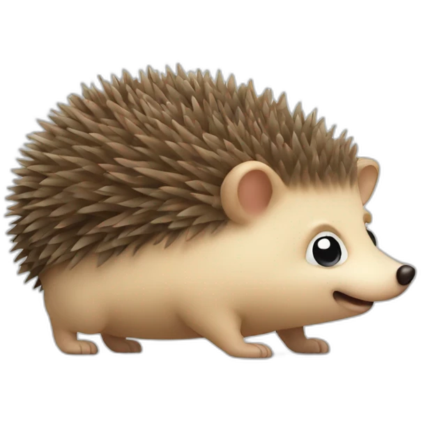 a farting hedgehog emoji