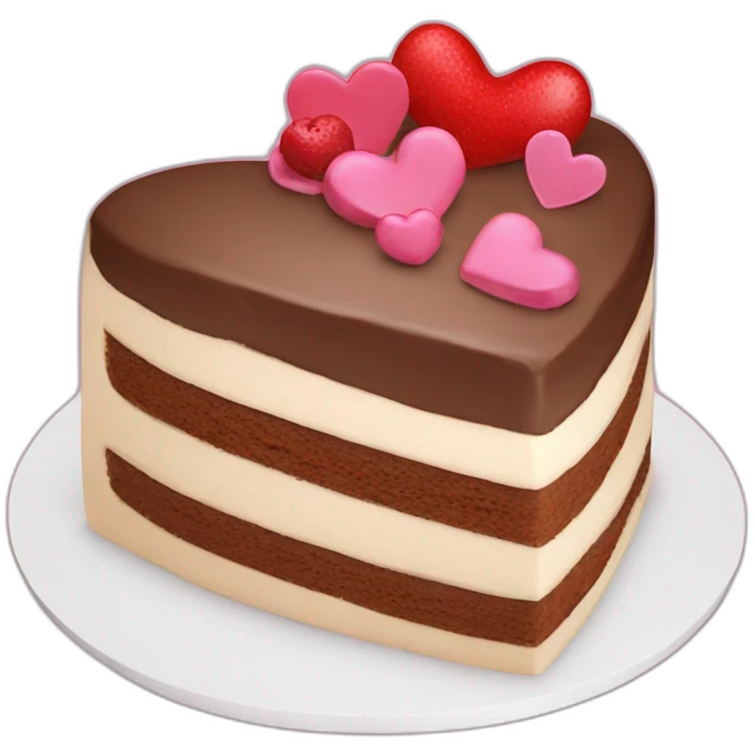 love-cake emoji