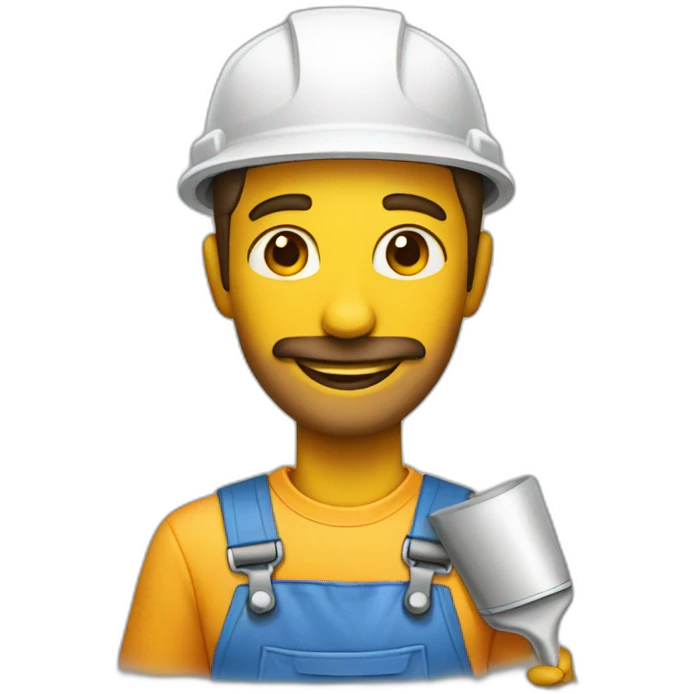 painter worker emoji