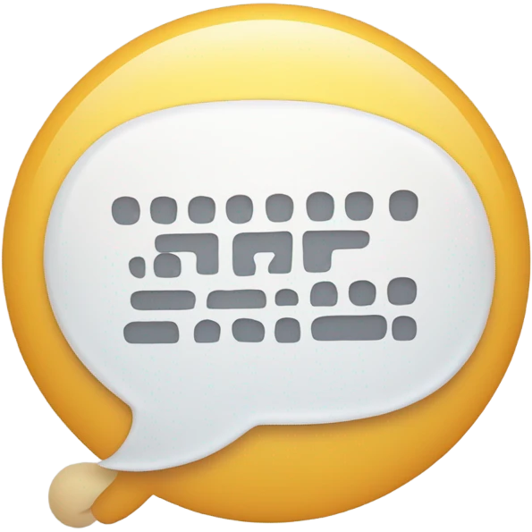 typing message bubble emoji