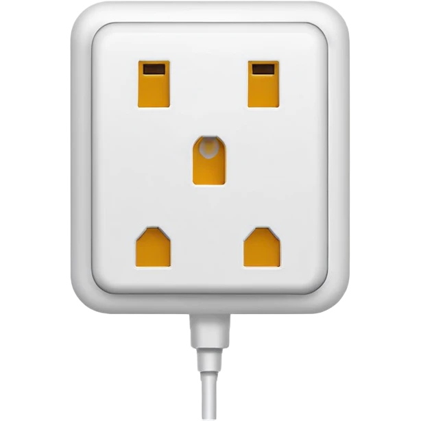 white plug socket emoji
