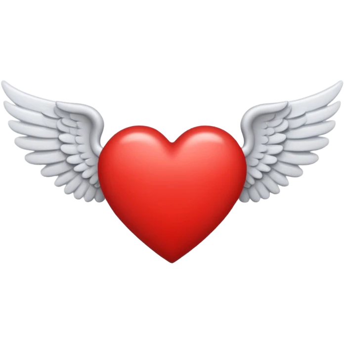 heart with angel wings emoji