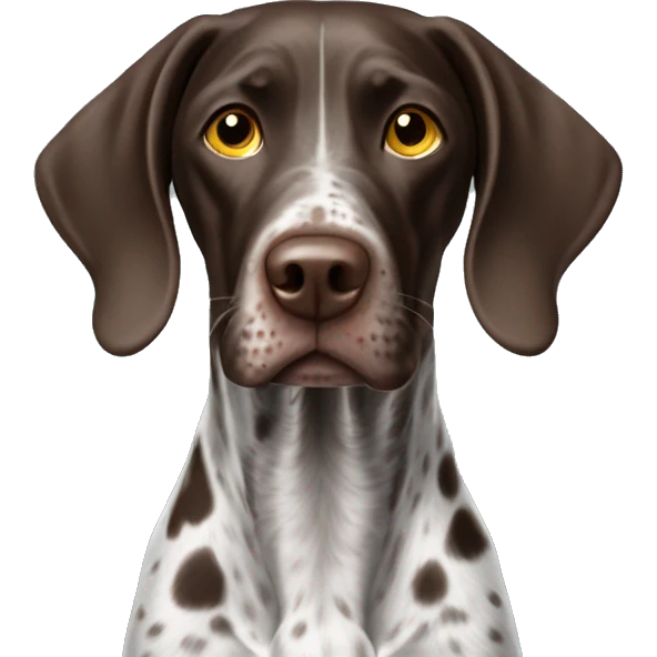 German shorthaired pointer emoji