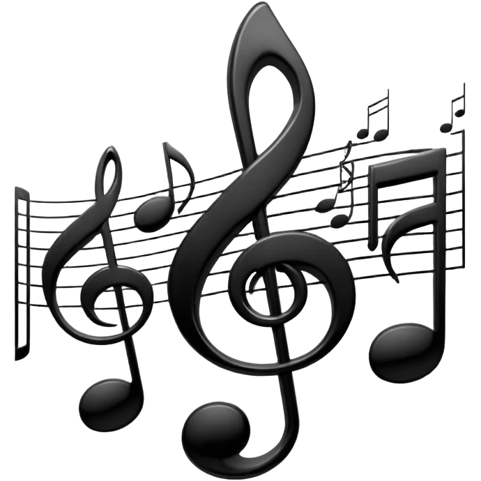 Treble and bass emoji