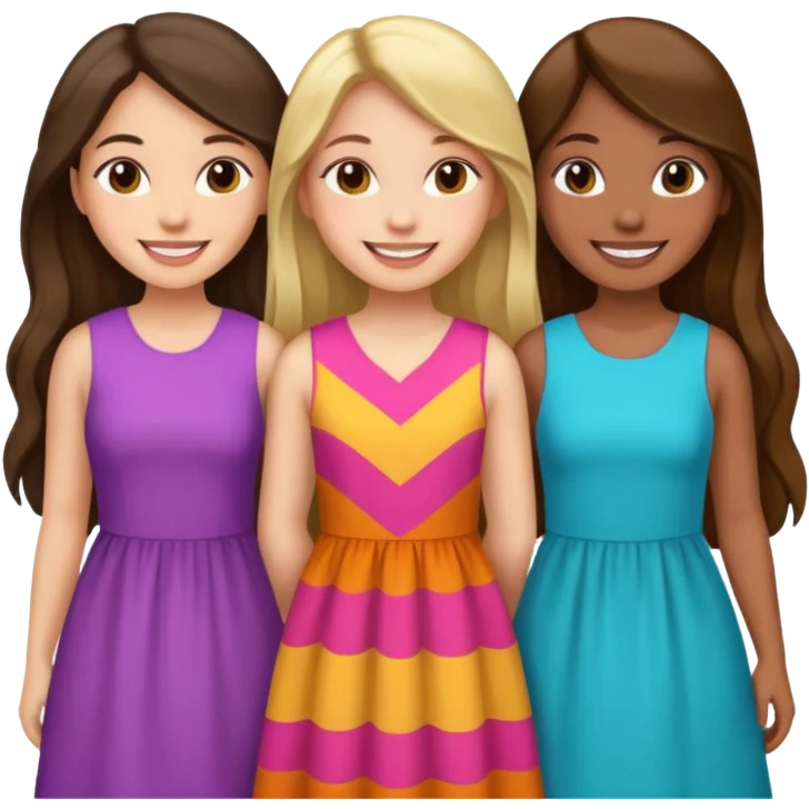 Trio girls emoji