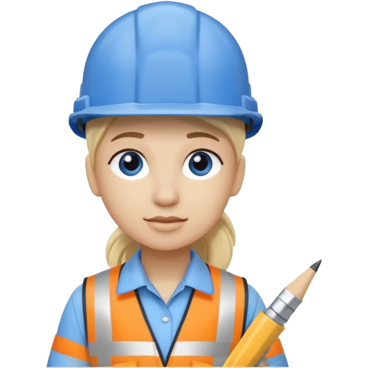 blue pony working as an architect emoji