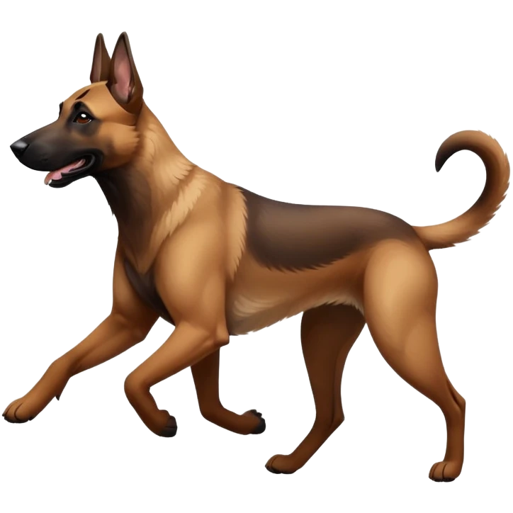 Adult malinoi run emoji