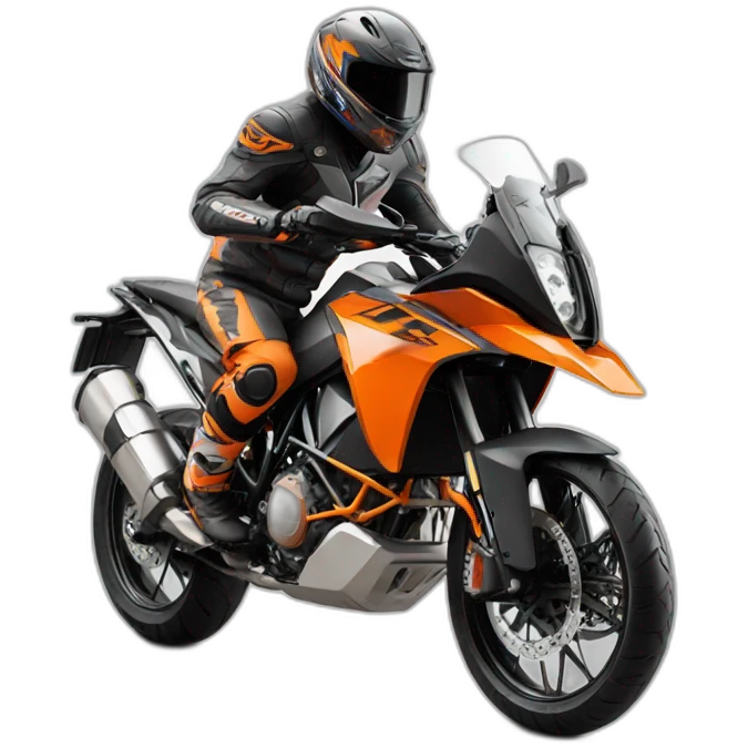 Moto KTM emoji