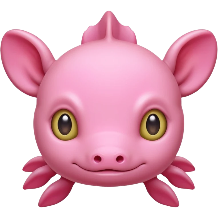 Cartoon-style Discord emoji of a pink axolotl, simple and clean design, rounded shapes, front view, cute and friendly expression, big cartoon eyes, smooth and clear outlines, flat bright colors, transparent background, vector style, highly readable at small sizes, no text, no realistic shadows. emoji