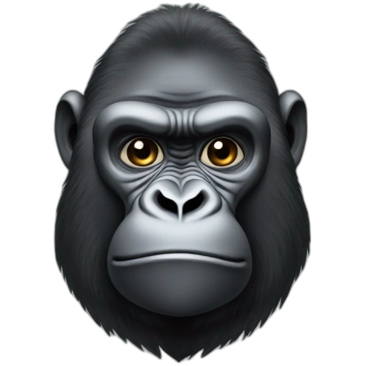a gorilla emoji