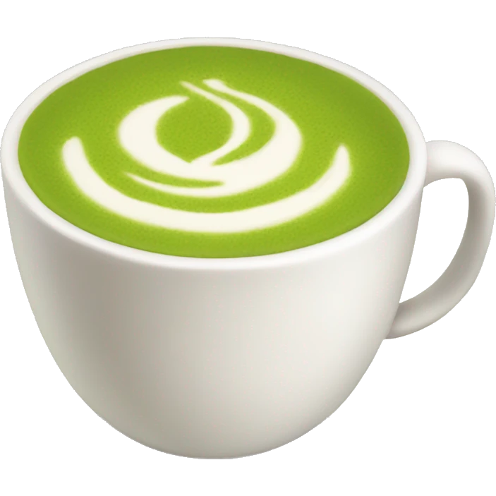 matcha latte cup emoji