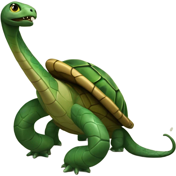 Turtle snake emoji