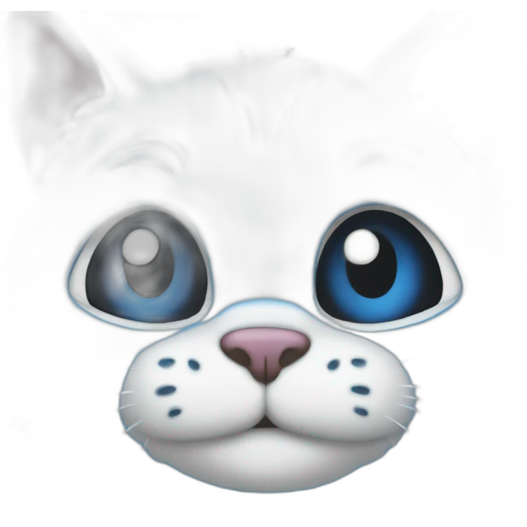 Meme blue cat smurf emoji