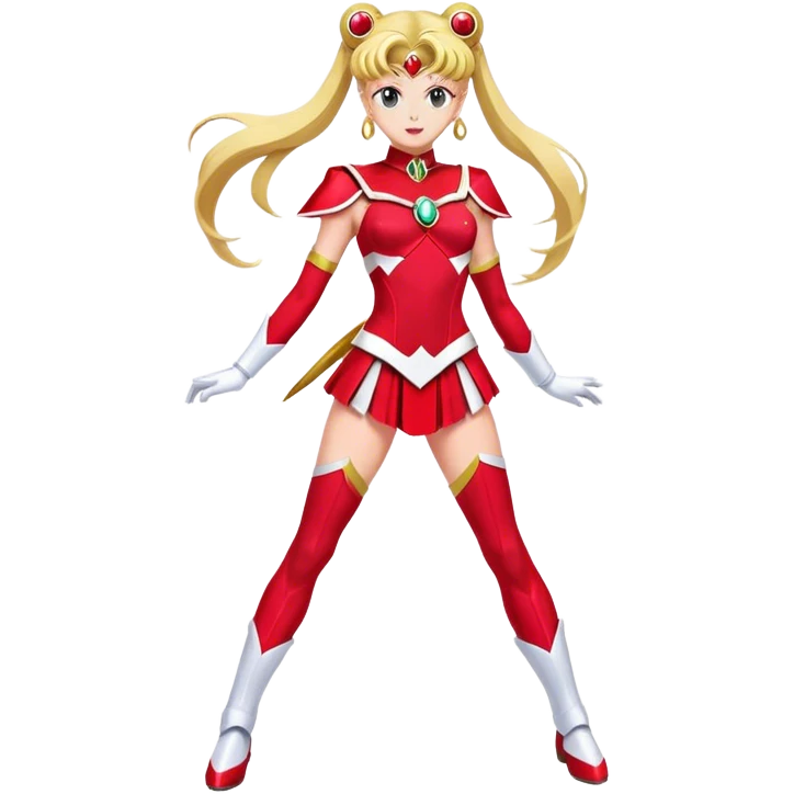 Sailormoon  Redranger  full body  emoji