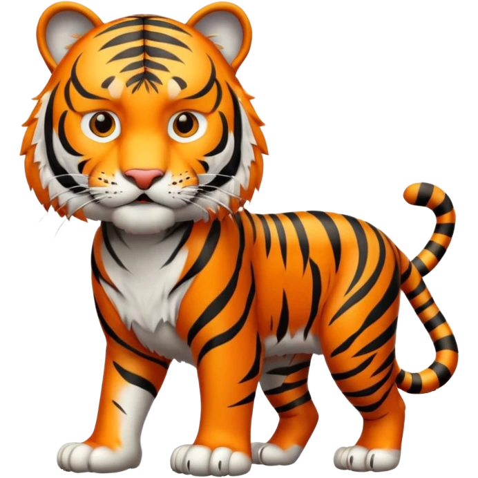Tiger mascot emoji