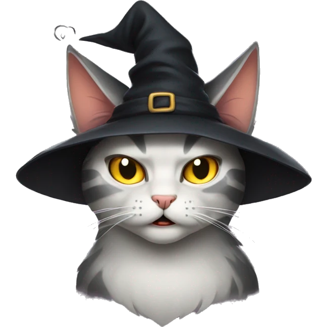 angry witch cat emoji