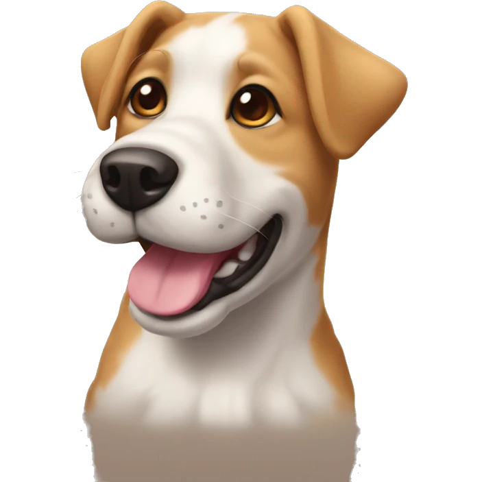 cachorro sorrindo  emoji