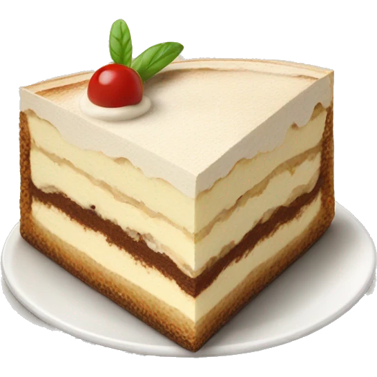slice of tiramisu emoji
