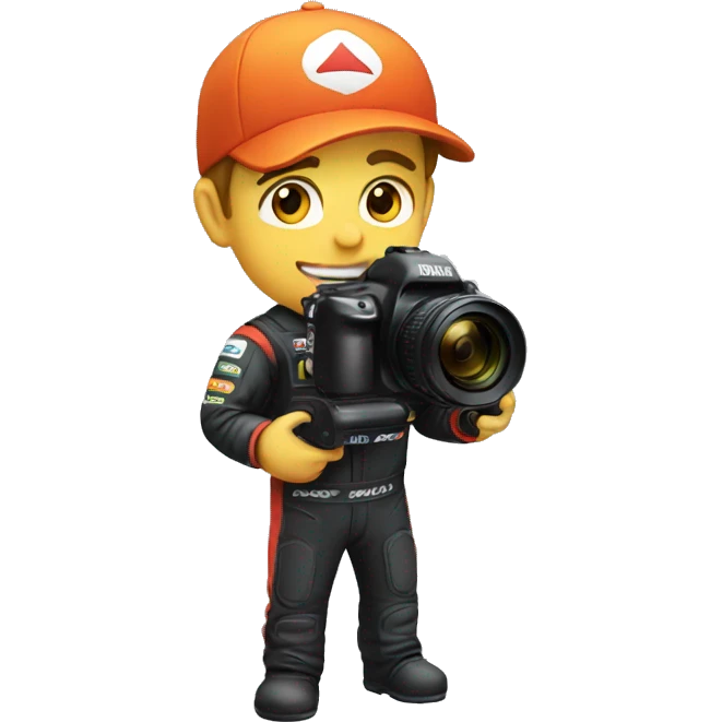 Motorsport photographer emoji
