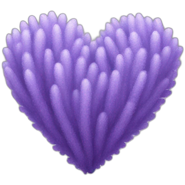 lavender heart emoji
